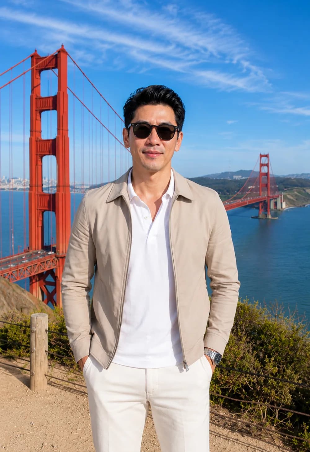 โค้ชจอน Jony Rich หน้าสะพาน Golden Gate